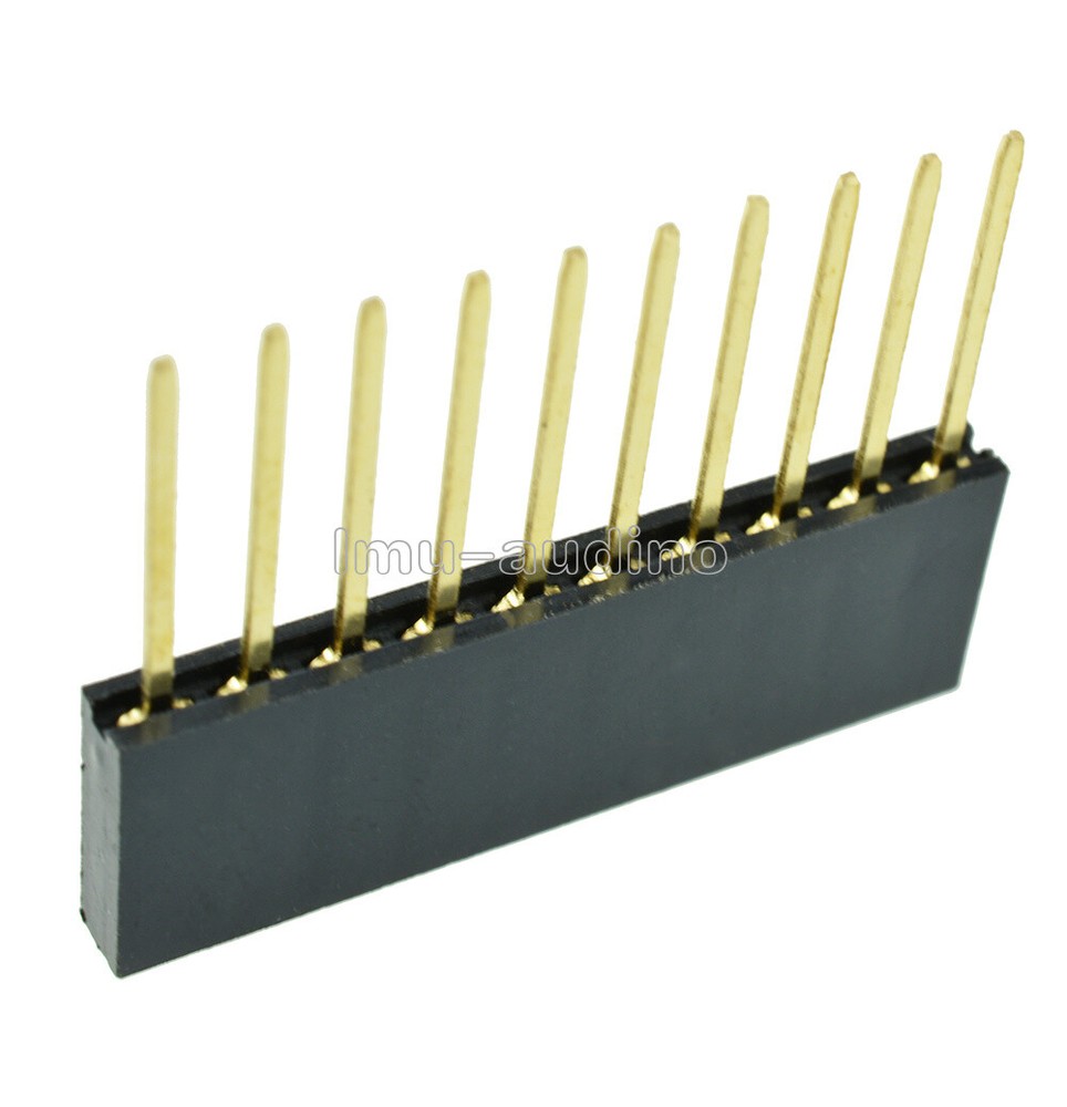 10pcs 10pin 2.54mm Stackable Long Legs Female Header For Arduino Shield NEW