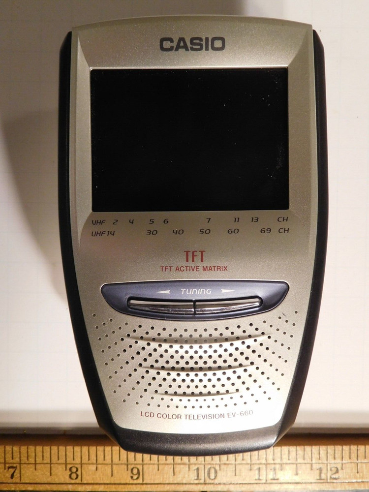 Vintage Casio EV-660B Handheld TV