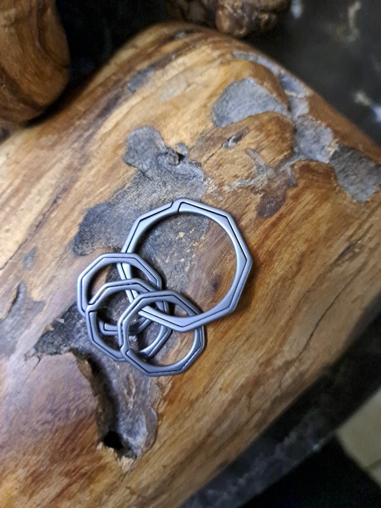 Gentlemen Series Titanium Sidepush Keyring Set