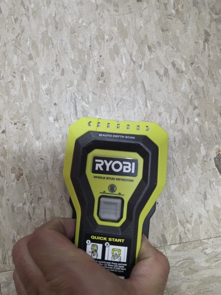 RYOBI ESF5002 Whole Stud Finder Auto Depth Scan Tech Hand-Held Multiple LED