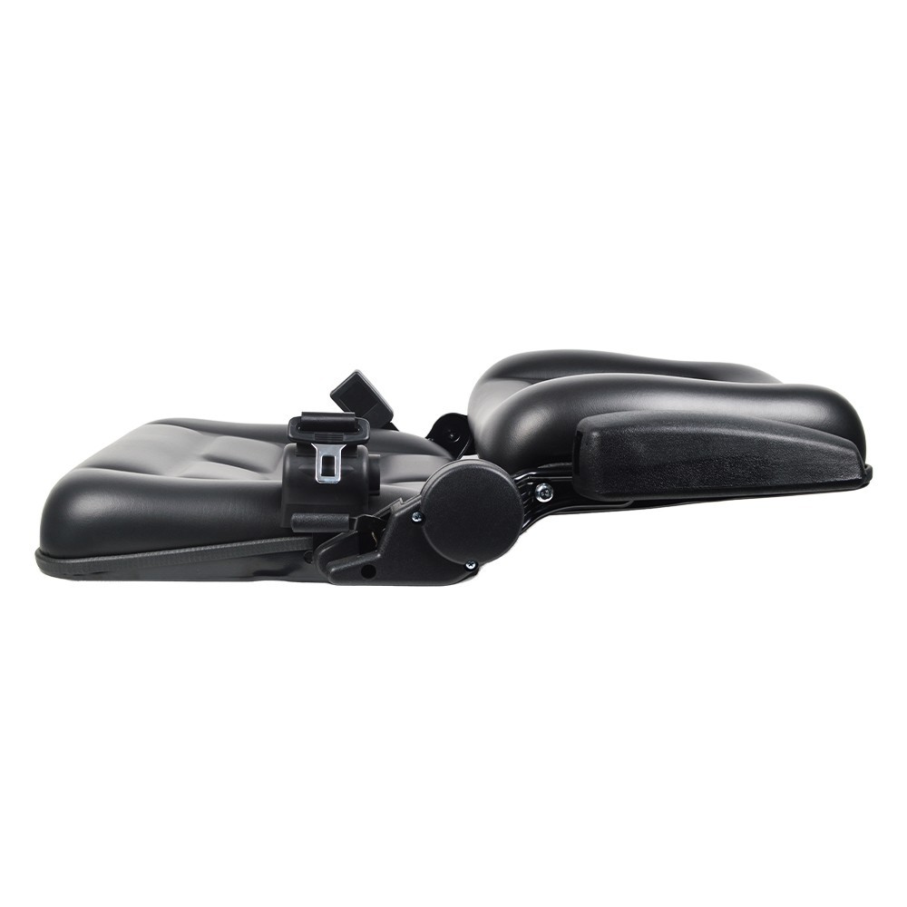 Tractor Forklift Seat Excavator Universal Adjustable Backrest Armrest Safty Belt