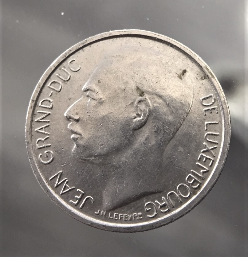 1978, LUXEMBOURG, 1 FRANC COIN. NICE DETAILS