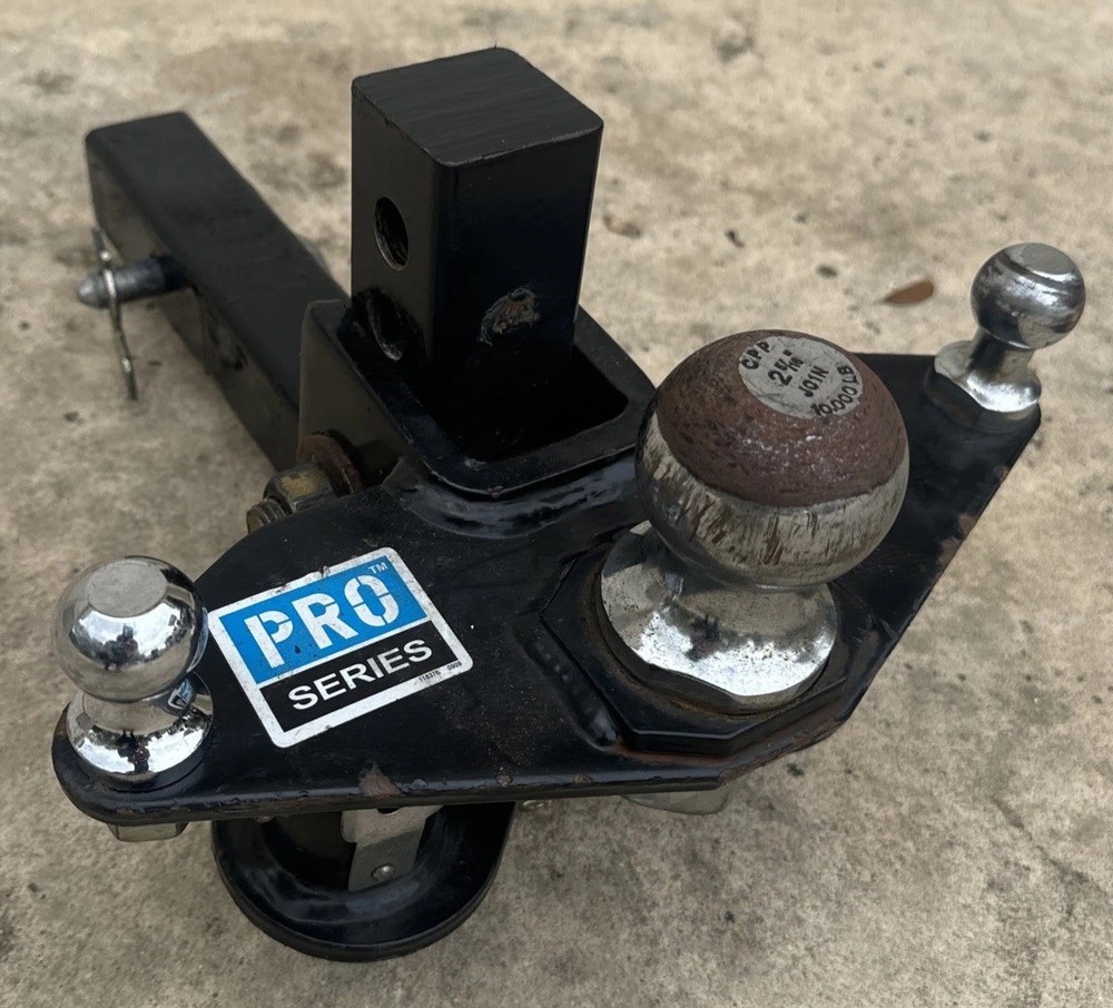 Pro Series Round Bar Weight Distributing Sway Control Ball & Hardware Drop Down