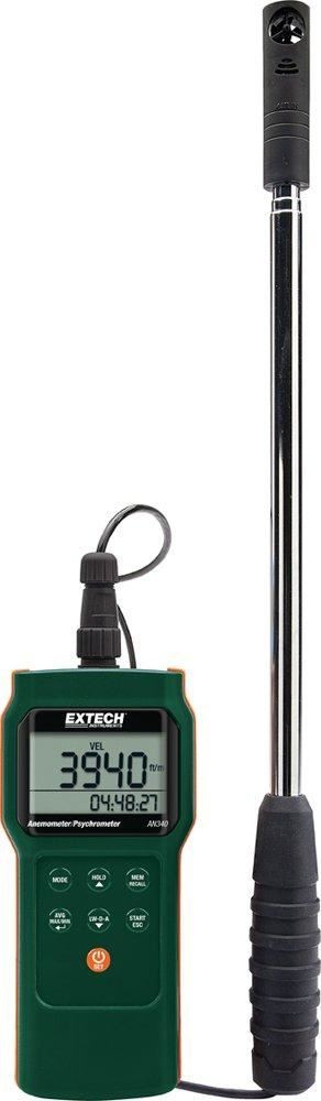 Extech AN340 CMM/CFM Anemometer/Psychrometer Datalogger (Open Box)