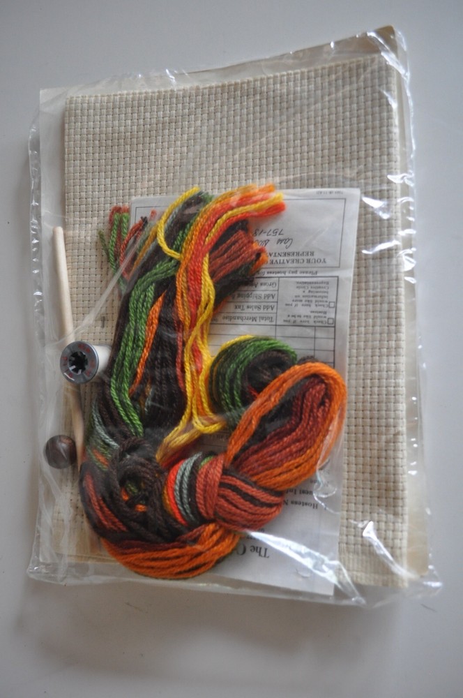 Vintage Bargello The Creative Circle 1620 Daisy Chain Bellpull FREE Shipping