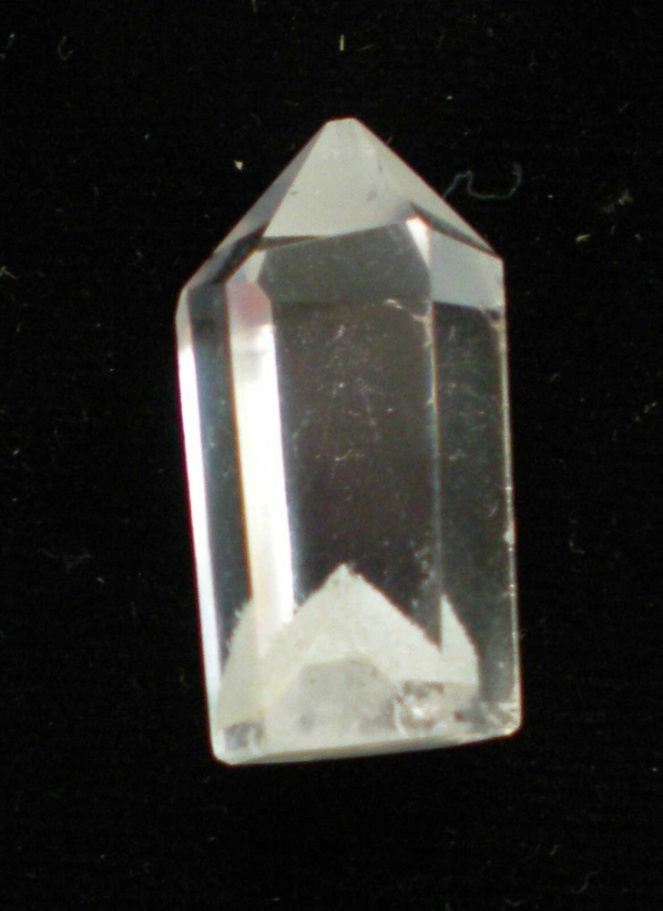 Green Phantom (Celadonite) Quartz Polished Crystal  Madagascar  r918