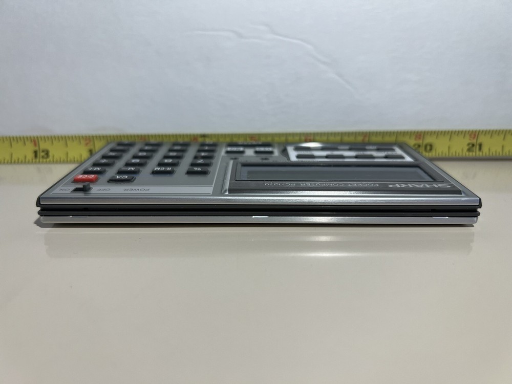 Sharp Pocket Computer PC-1270 w/ RAM Card, Untested