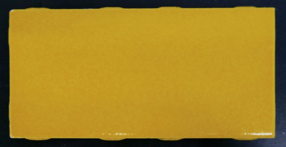 Vintage Subway Tile Bright Yellow