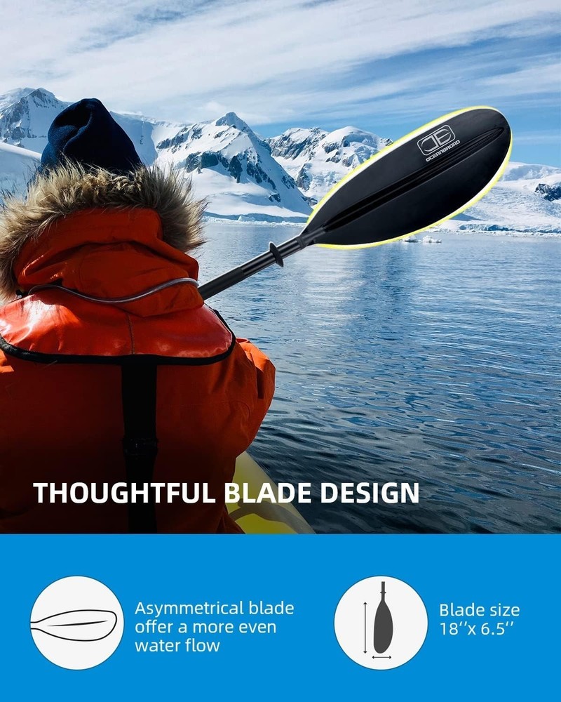 Fiberglass Reinforced PP Blade Canoeing Paddle