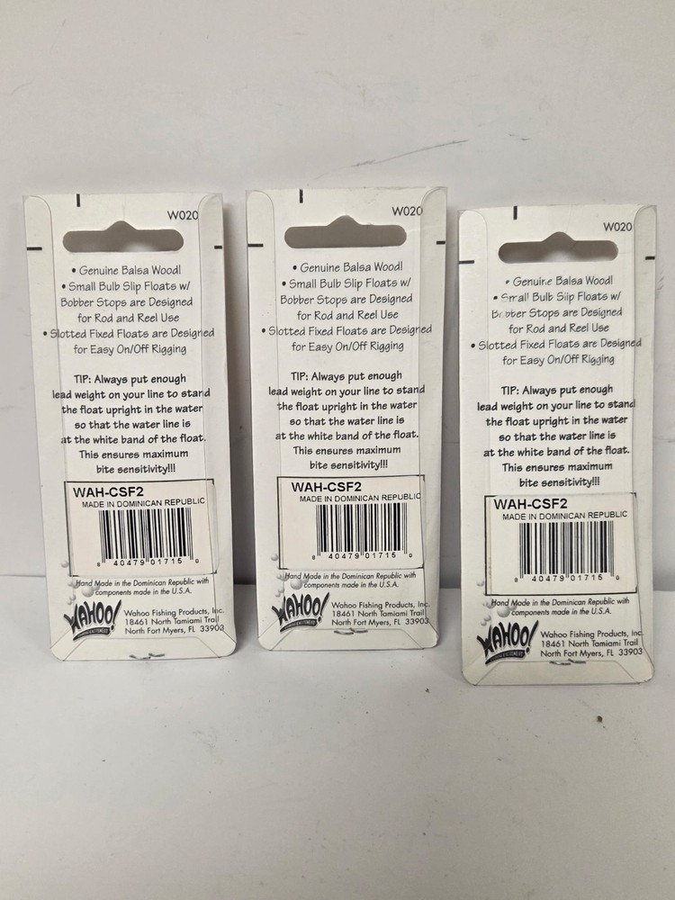 Wahoo Specialty Float Bobber Lot