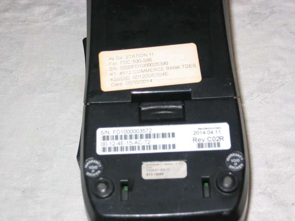 First Data FD130 EMV Credit Card Terminal Location T