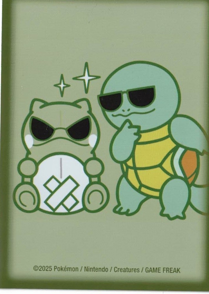 Substitute & Squirtle Pokemon Card Sleeve Deck Shield Single