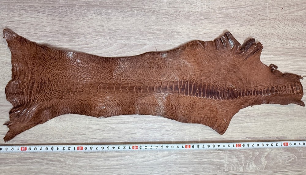 Ostrich Legs Skin Leather 100% Real