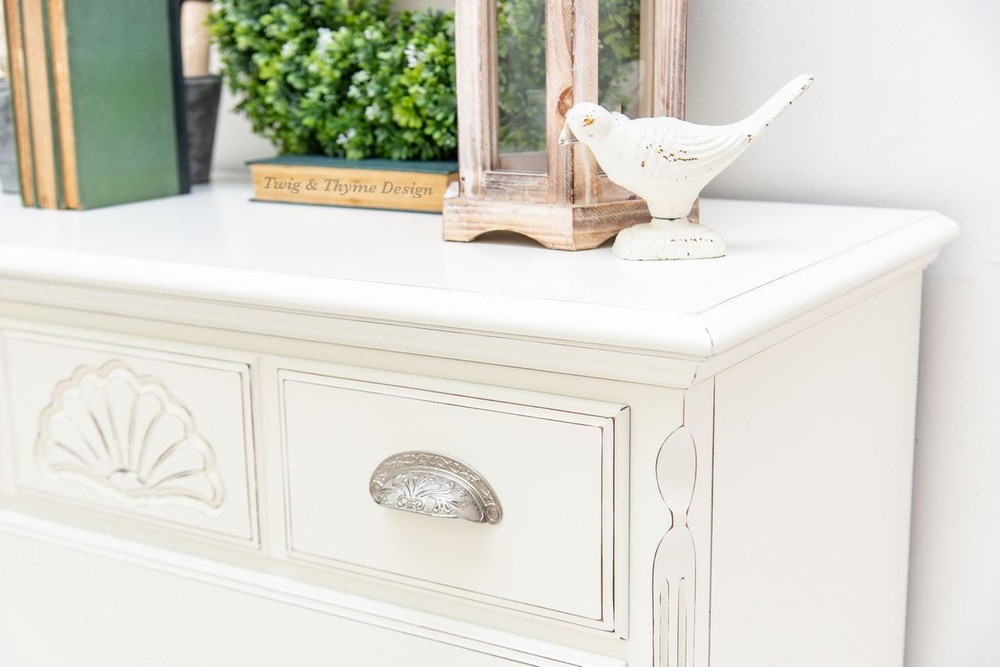 2-1/2" Baroque Style Cup Pull Brushed Nickel