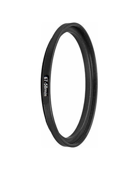 67mm-58mm Step Down Metal Ring Adapter 67-58mm