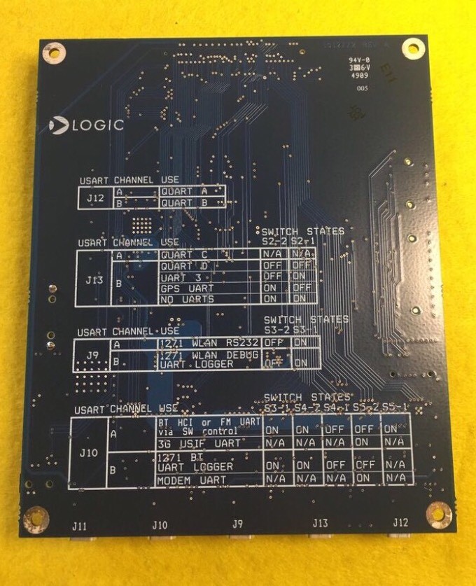 LOGIC 94V-0 4909 1013012 REV A Board