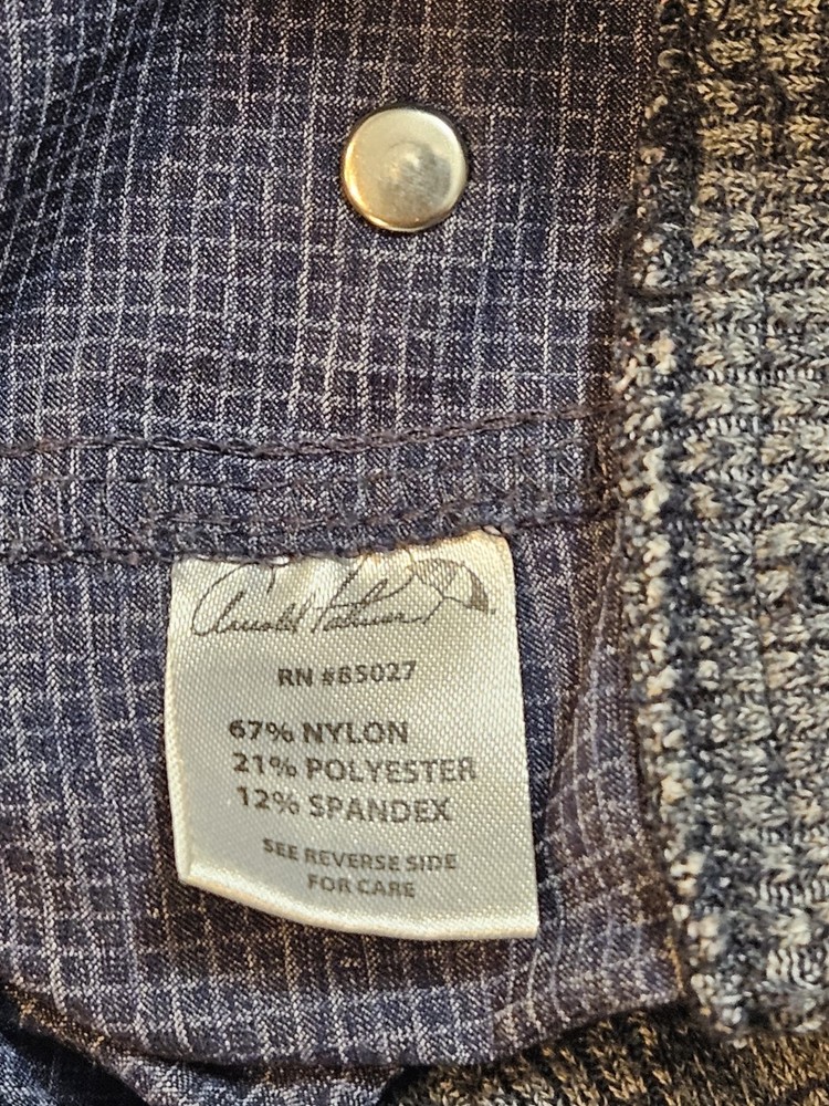 Arnold Palmer Golf Pullover XXL Blue 1/4 Zip Jacket Windbreak