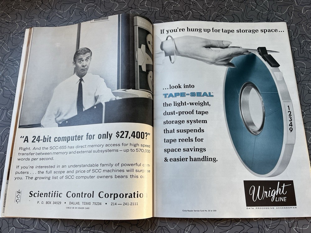 Vintage DATAMATION MAGAZINE May 1967 - Computers IBM UNIVAC