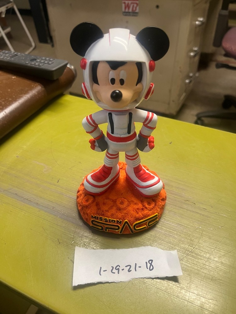 Mickey Mouse Disney Epcot Mission Space Bobble Head RARE