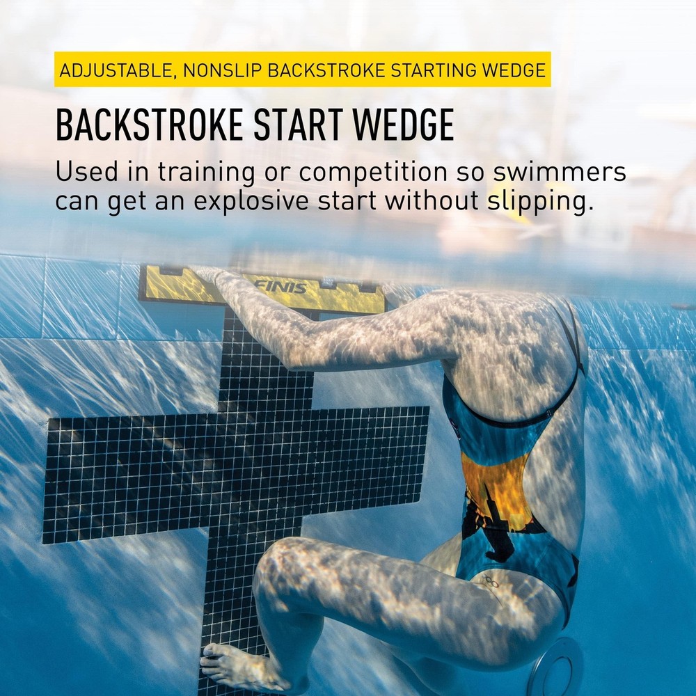 Finis Backstroke Start Wedge Swim Training Gear, Black