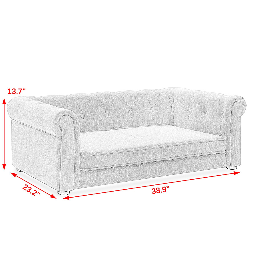 NEW✨Elegant Rectangular Pet Bed Suitable For Medium And Large Dogs