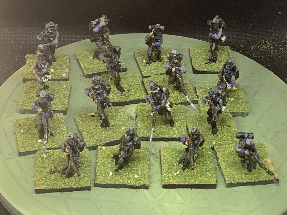 25mm Handpainted Confedrate Infantry (16)