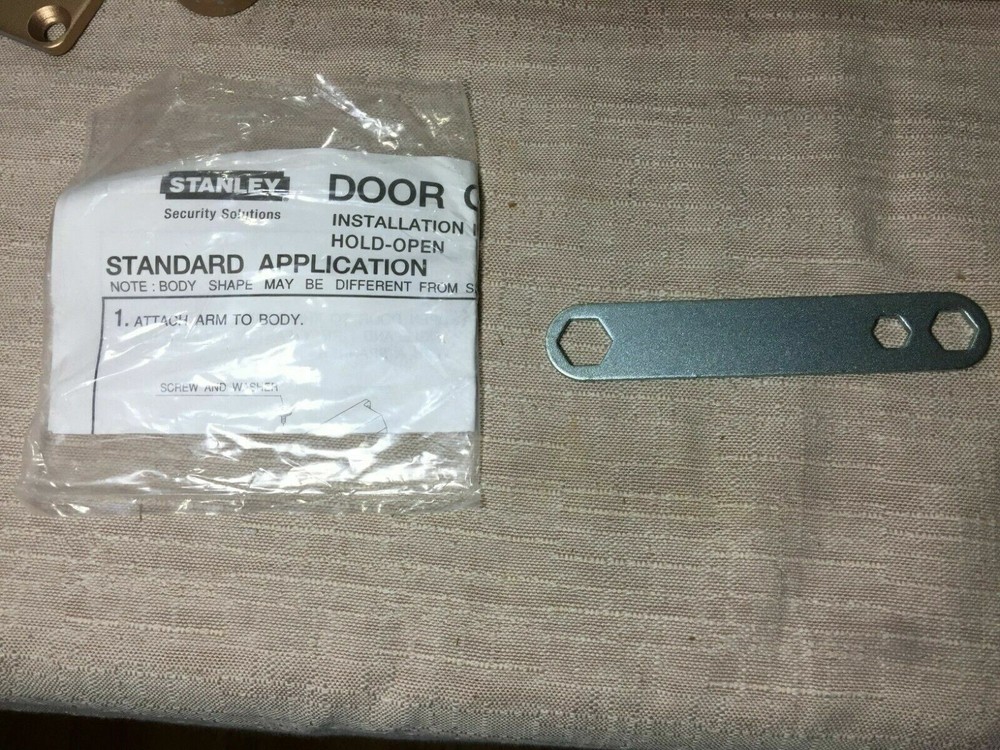 Stanley A45-503H Parallel Hold-Open Arm Set, Bronze Finish