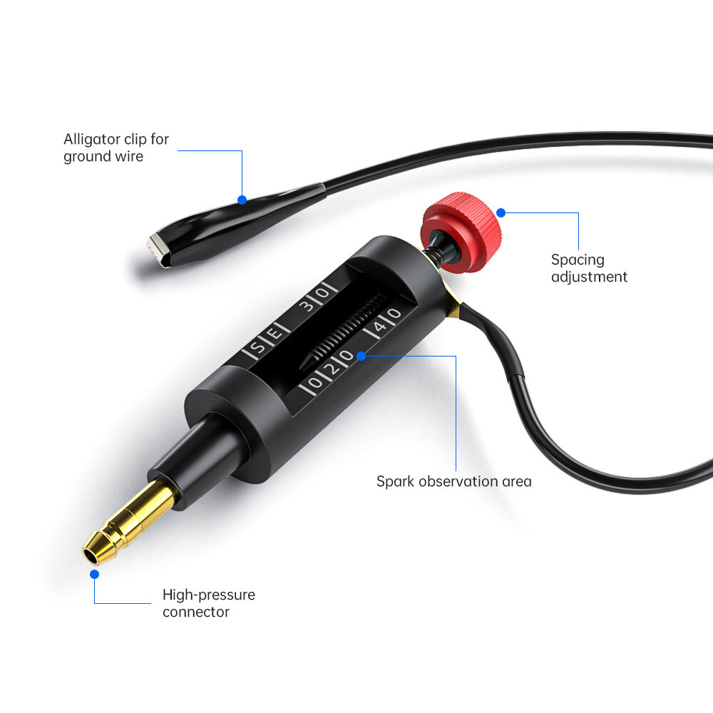 In Line Spark Plug Ignition Tester Coil Engine Diagnostic High Energy Test Tool