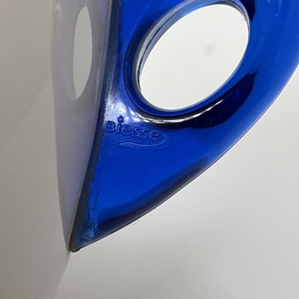 Biesse Cappuccino Mug Italy 70s Retro Blue Plastic Handle