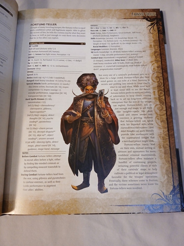 Pathfinder 1st Edition Villain Codex Hardcover Very Fine Condition