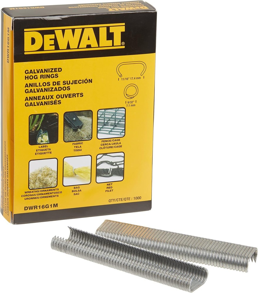 Durable Spring-Loaded Hog Ring Pliers with 1000 Rings – Efficient & Lightweight