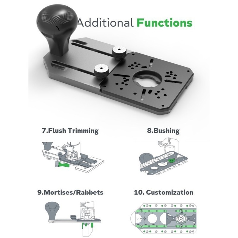 Easy Installs Router Positioning Tool Suitable With Multiple Machine Models