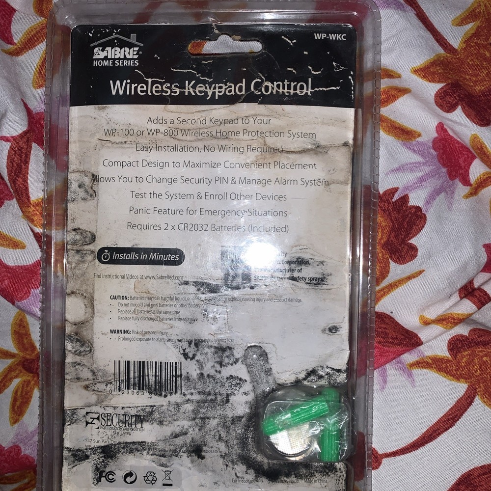 Sabre Wireless Keypad Control WP-WKC Brand New