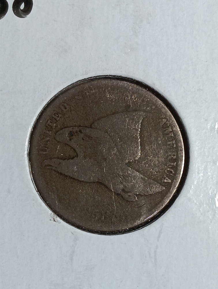 Low Mintage 1858 Flying Eagle Cent, Item A16AG8