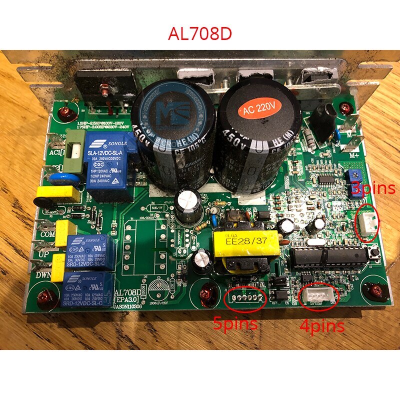 Treadmill Motor Controller AL708D Lower Control Board For General Treadmill