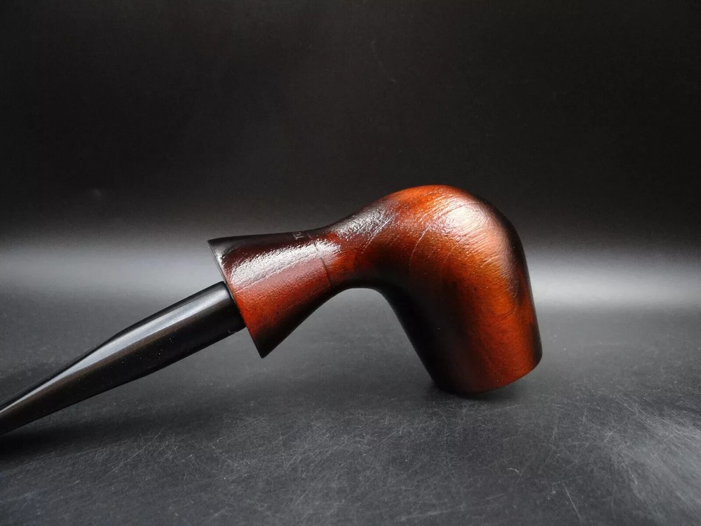 TURKIEWICZ REDDISH-COPPER STAINED FANTASY BRANDY CHERRYWOOD PIPE V