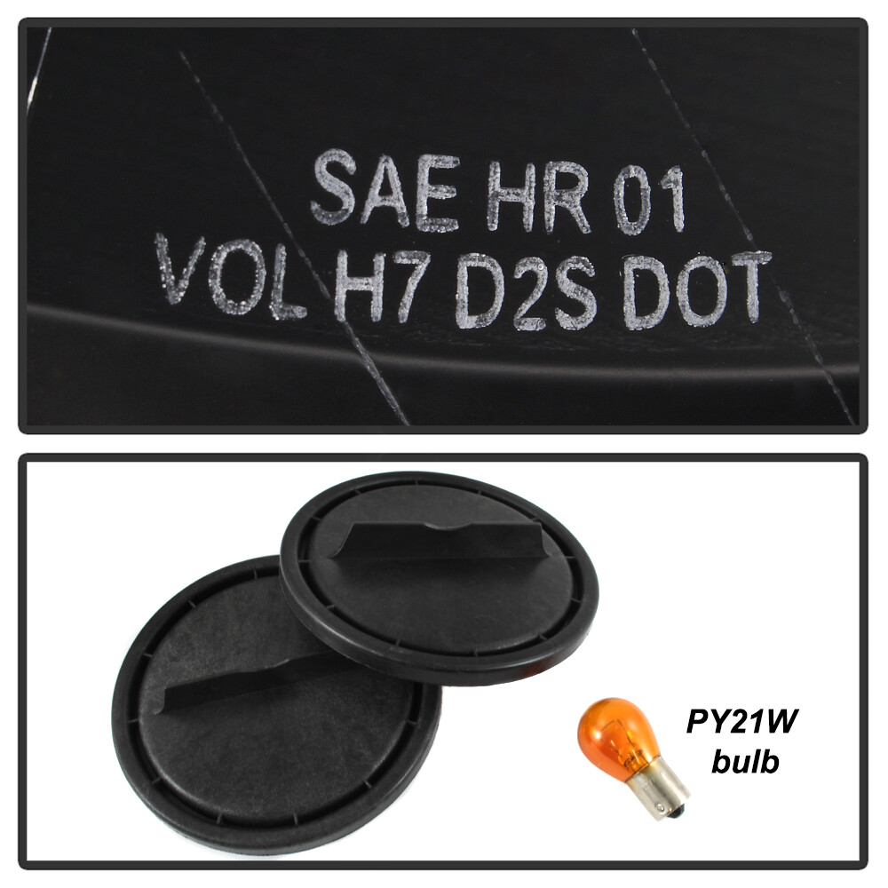 Black 2003-2006 Mercedes Benz W211 E-Class Headlights [Halogen Model] Headlamps