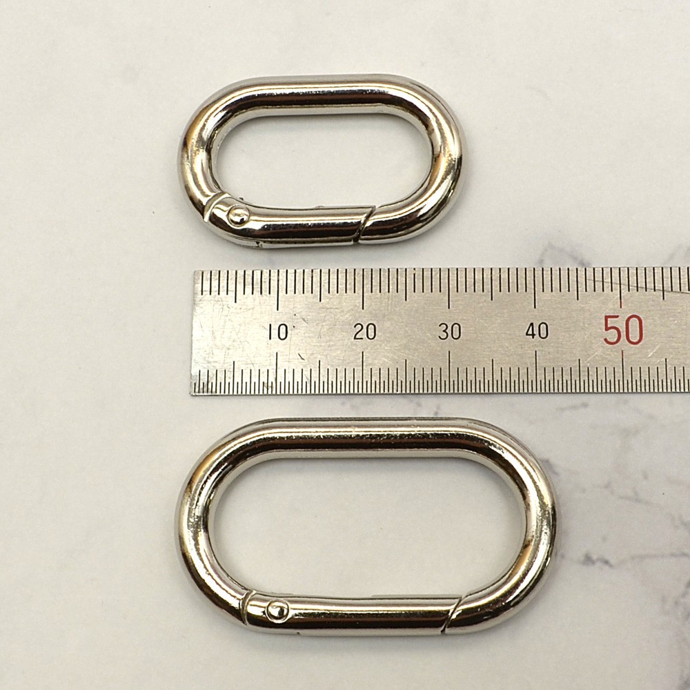 Open Oval Ring Two Size Key Ring Making Sub-materials Leather craft tools