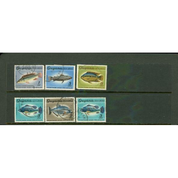 Guyana Fishes , 6 stamps