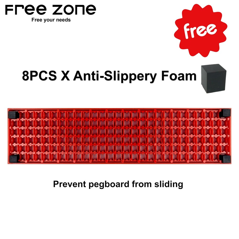 FREE ZONE Bit Organizer Set (Black) – 158-Hole Storage – One Size, Black