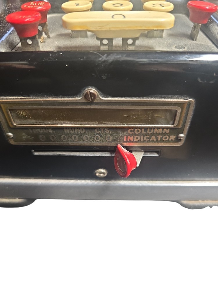 VTG Remington Rand Manual Adding Calculating Bookkeeping Adding Machine - TESTED