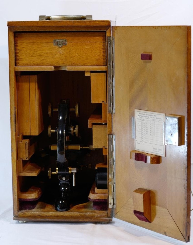 microscope antique collectible Ernst Leitz AABM microscope 1923 Flagship model