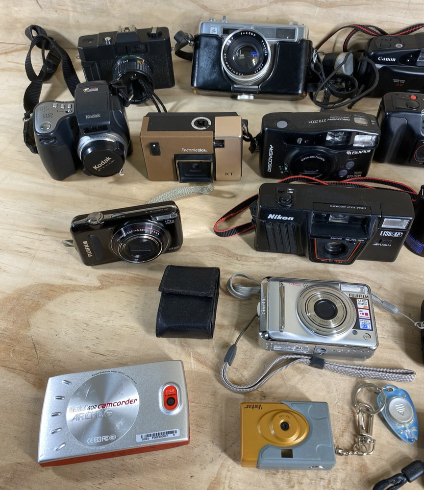 Vintage Camera Collection LOT of 25 Untested