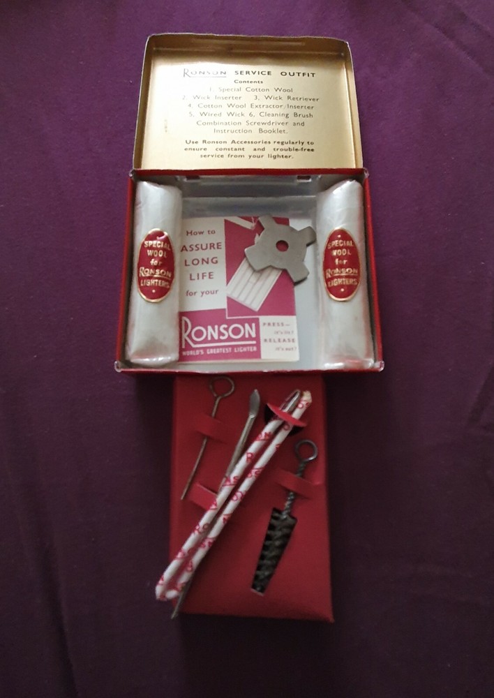 Ronson Service Outfit Complete Excellent condition