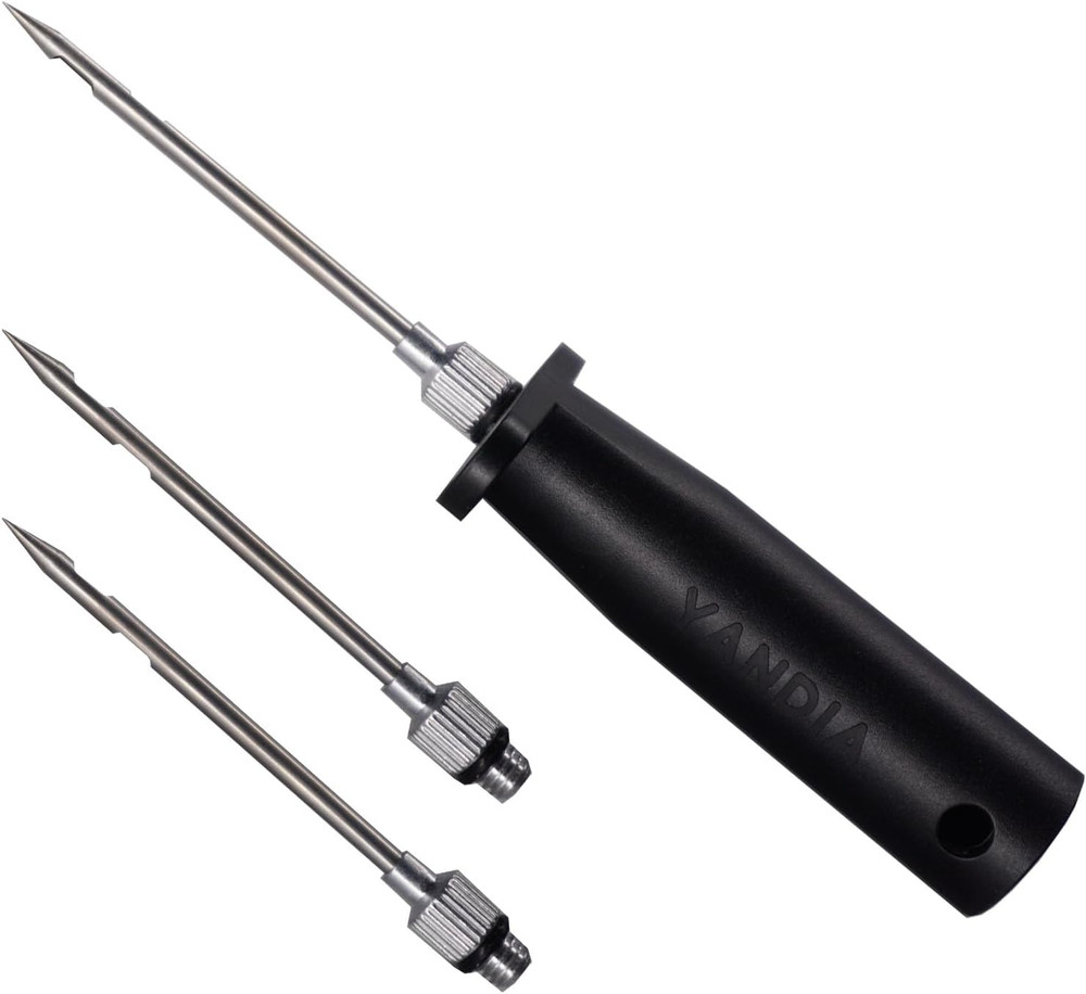 Fish Venting Tool ABS Handle(Two Spare Replaceable Stainless Steel Needles)