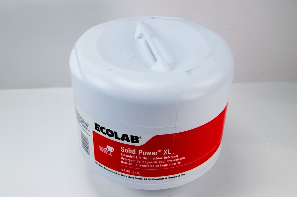 Ecolab Solid Power XL Dish Machine Detergent Capsule 9Lb 6100185
