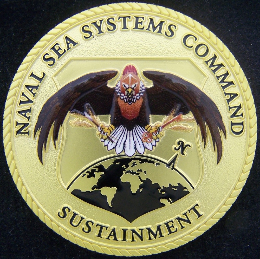 Naval Sea Systems Command Sustainment Challenge Coin