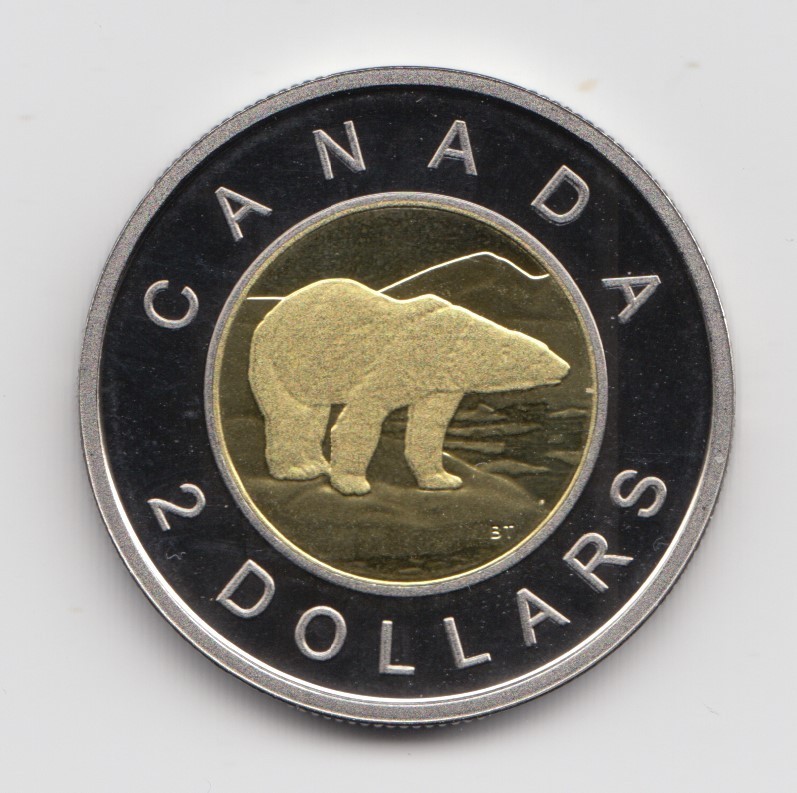 2012 Canada Proof $2 Toonie Coin