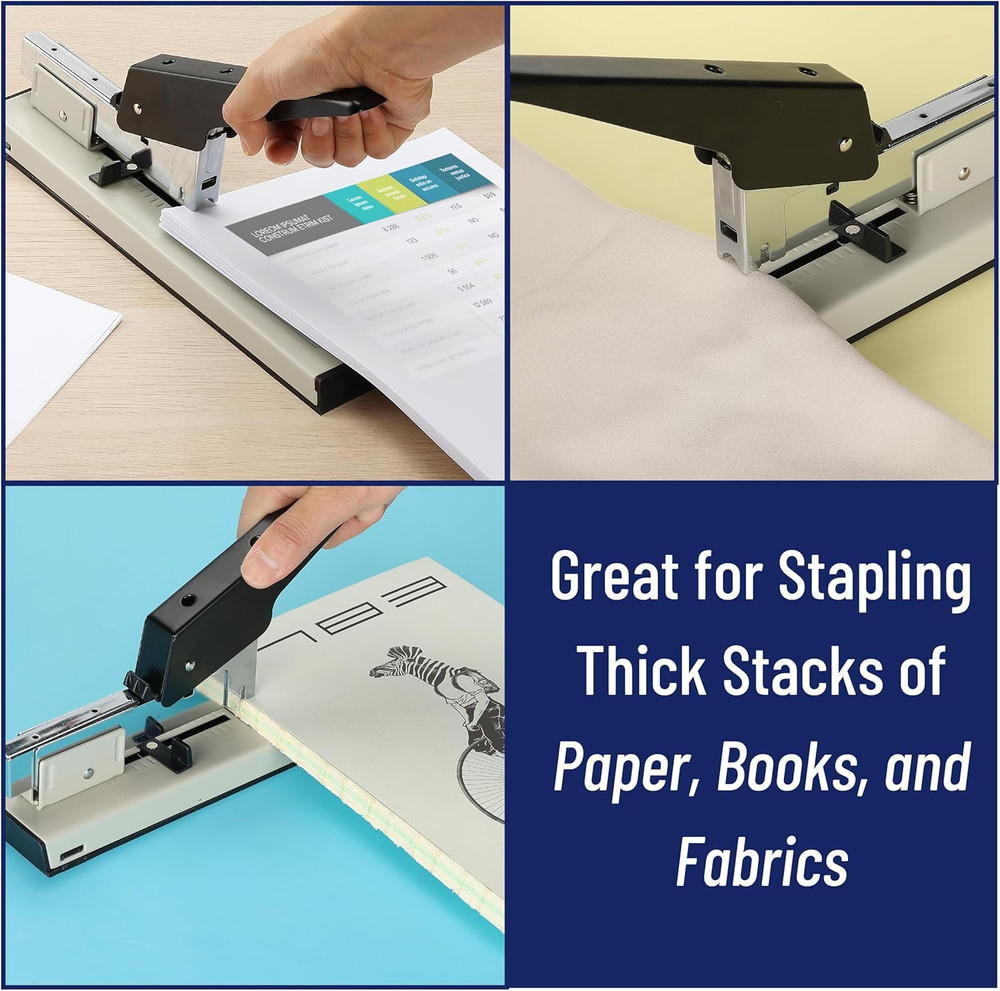 Heavy Duty Stapler - 1000 Staples, 100 Sheet High Capacity