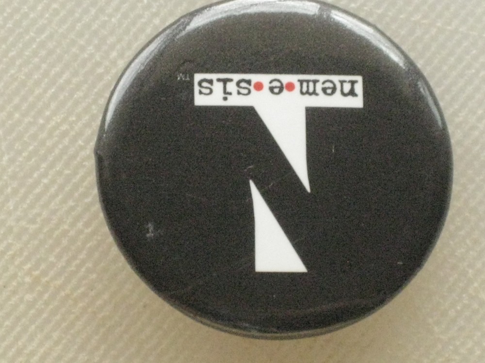 Pinback Button NEMESIS COMICS - 1 1/2"